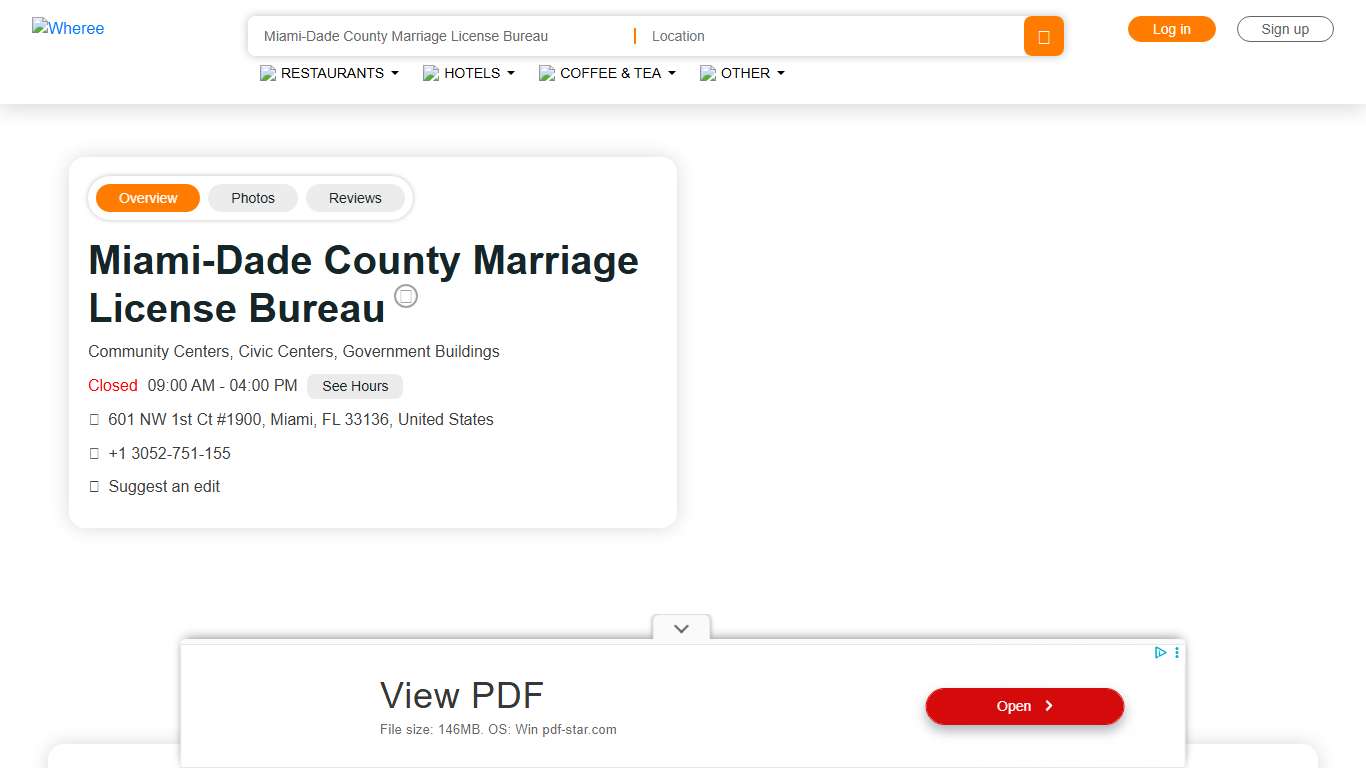 Miami-Dade County Marriage License Bureau - Reviews, Photos & Phone Number - Updated January 2026 - Government Buildings in Miami, Miami-Dade County (FL) - Wheree